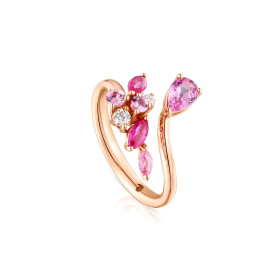 Roségold, Ringe, Cervera Barcelona Bouquet Ring S2062BC/ZR/OR