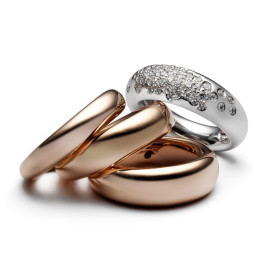         Weißgold, Ringe, Cervera Barcelona Base Ringe Ringe-Base