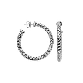 Weißgold, Ohrringe, FOPE Essentials Creolen 02E06OX_XX_B_XXX_000
