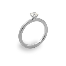 Platin, Ringe, Schmuckwerk Alpen Solitärring, Ref: GT1524-PT-57
