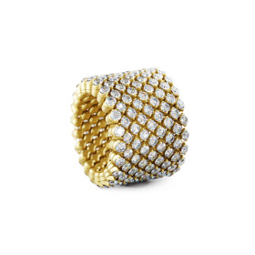Gelbgold, Ringe, Serafino Consoli Brevetto Multi-Size Ring, Ref: RMS 9F2 YG WD
