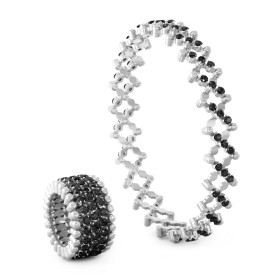 Weißgold, Ringe, Serafino Consoli Serafino Multi-Size Ring und Armreif, Ref: S.RB 5M4 WG BD