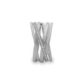Platin, Ringe, Schmuckwerk Saturn Ring, Ref: SR865-PT-58