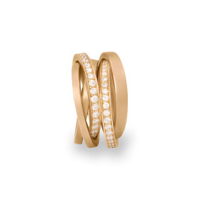 Rotgold, Ringe, Schmuckwerk Saturn Ring, Ref: SR126-RG-62