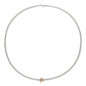 Weißgold, Halsschmuck, FOPE Prima Flex'it Collier 74408CX_BB_B_GBG_043