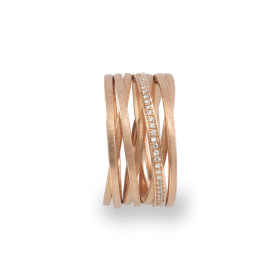 Rotgold, Ringe, Schmuckwerk Saturn Ring, Ref: SR575-RG-63
