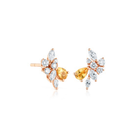 Roségold, Ohrringe, Cervera Barcelona Bouquet Ohrstecker A1734BC/ZA/OR