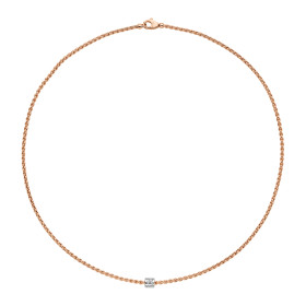 Weißgold, Halsschmuck, FOPE Aria Halskette mit Diamanten 89003CX_BB_R_XBX_043