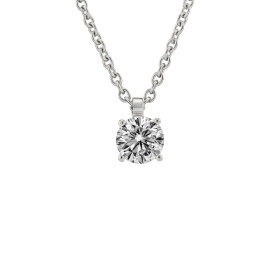 Weißgold, Halsschmuck, Hans D. Krieger Anhänger mit Kette 112.7021.59.1