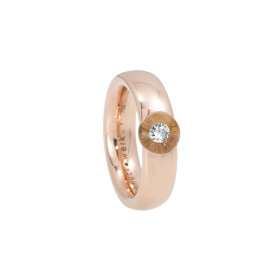 Rotgold, Ringe, Schmuckwerk Glasklar Ring, Ref: DR757-RG-RG-61