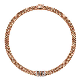         Roségold, Halsschmuck, FOPE Panorama Collier 58812CX_BB_R_RBX_042