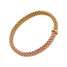 Gelbgold &amp;amp; Roségold, Armschmuck, FOPE Vendôme Flex'it Armband, Ref: 01M02B2_BB_3_XGX_0XL