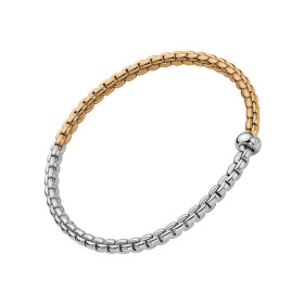 Gelbgold &amp;amp; Weißgold, Armschmuck, FOPE Eka Flex'it Armband, Ref: 01M01B2_BB_2_XBX_00S
