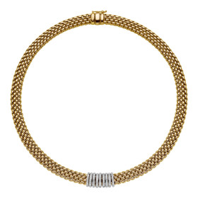         Gelbgold, Halsschmuck, FOPE Panorama Collier 58812CX_PB_G_XBX_042