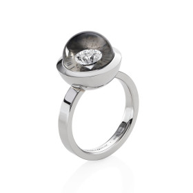 Platin, Ringe, Schmuckwerk Glasklar Ring, Ref: DR607-PT-GS-50