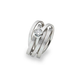 Platin, Ringe, Schmuckwerk Ring Saturn, Ref: SR754-PT-59