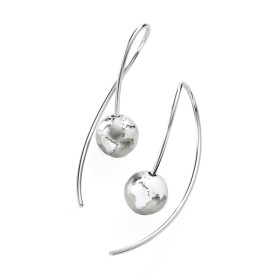 Edelstahl , Ohrringe, Schmuckwerk Ohrhänger Meine Welt OO700-ST