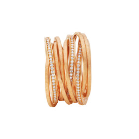 Rotgold, Ringe, Schmuckwerk Saturn Ring, Ref: SR597-RG-50