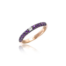 Roségold, Ringe, Adolfo Courrier Viola Ring P2-VIO-02