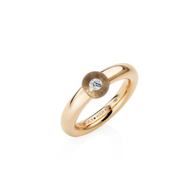 Rotgold, Ringe, Schmuckwerk Glasklar Ring, Ref: DR267-RG-RG-51