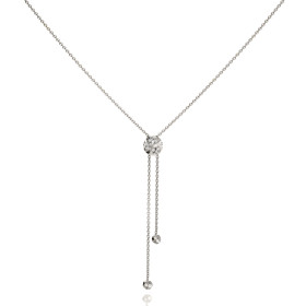 Platin, Halsschmuck, Schmuckwerk Alpen Halskette GH605-PT