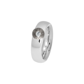 Platin, Ringe, Schmuckwerk Glasklar Ring, Ref: DR767-PT-PT-54