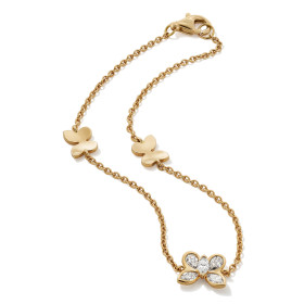 Rotgold, Armschmuck, Hans D. Krieger Butterfly Armband 211.2381.02.2