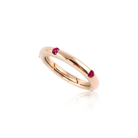 Roségold, Ringe, Adolfo Courrier Bordeaux Ring TK2-BDX-03