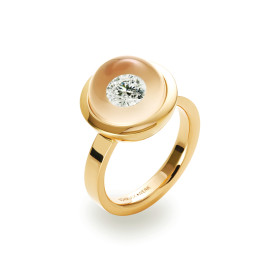 Gelbgold, Ringe, Schmuckwerk Glasklar Ring, Ref: DR607-GG-GW-49