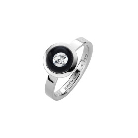 Weißgold, Ringe, Schmuckwerk Glasklar Ring, Ref: DR687-WG-GS-51