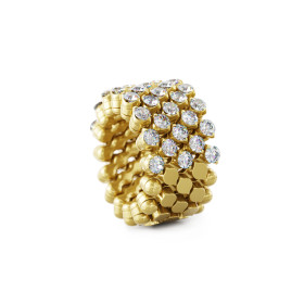 Gelbgold, Ringe, Serafino Consoli Brevetto Multi-Size Ring, Ref: RMS 5H7 YG WD