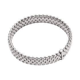 Weißgold, Armschmuck, FOPE Panorama Flex'it Armband, Ref: 01M04BX_BN_B_XBX_00S