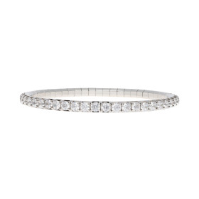         Weißgold, Armschmuck, Demeglio Tennisarmband BTE135DBOB