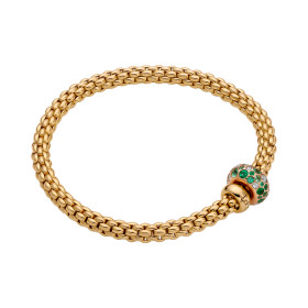 Gelbgold, Armschmuck, FOPE Solo Flex'it Armband, Ref: 61206BX_P6_G_GRX_00S
