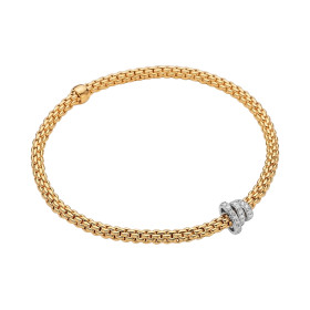 Gelbgold, Armschmuck, FOPE Prima Flex'it Armband, Ref: 74408BX_PB_G_BBB_00S