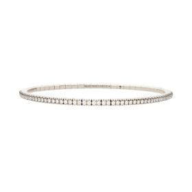         Weißgold, Armschmuck, Demeglio Tennisarmband BTE25DBOBN
