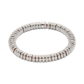 Roségold &amp;amp; Weißgold, Armschmuck, FOPE Eka Flex'it Armband mit Diamantpavé, Ref: 62906BX_PB_R_XBX_0XL