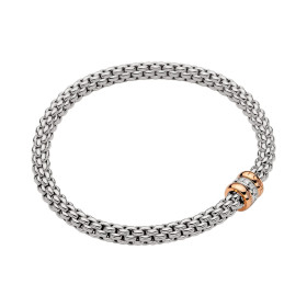 Weißgold, Armschmuck, FOPE Solo Flex'it Armband, Ref: 62106BX_BB_B_RBR_0XL