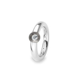 Weißgold, Ringe, Schmuckwerk Glasklar Ring, Ref: DR277-WG-WG-49
