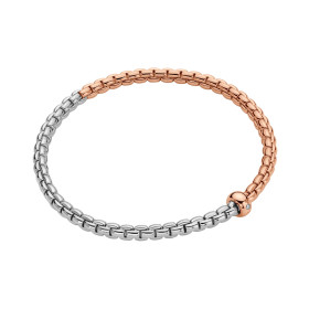 Roségold &amp;amp; Weißgold, Armschmuck, FOPE Eka Flex'it Armband, Ref: 01M01B2_BB_1_XRX_00M