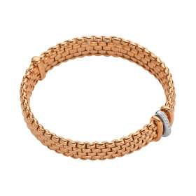 Roségold, Armschmuck, FOPE Panorama Flex'it Armband, Ref: 58704BX_BB_R_RBR_00M