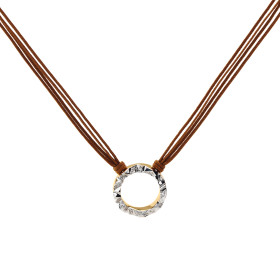 Textil, Halsschmuck, Schmuckwerk Alpen Halskette GH705-GG