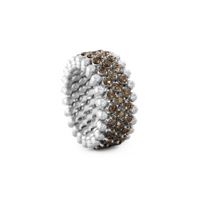 Weißgold, Ringe, Serafino Consoli Brevetto Multi-Size Ring, Ref: RMS 5M2 WG BRD