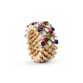 Roségold, Ringe, Serafino Consoli Brevetto Multi-Size Ring, Ref: RMS 5H4 RG WD BS R T MC