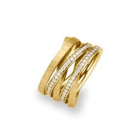 Gelbgold, Ringe, Schmuckwerk Saturn Ring, Ref: SR756-GG-59