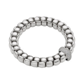Weißgold, Armschmuck, FOPE Eka Flex'it Armband mit Diamantpavé, Ref: 52107BX_PB_B_XBX_00M
