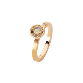 Rotgold, Ringe, Schmuckwerk Alpen Solitärring, Ref: GT534-RG-BB-57