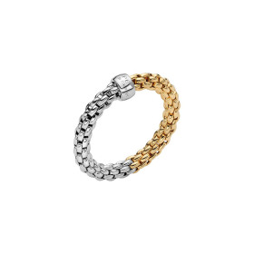 Gelbgold &amp;amp; Weißgold, Ringe, FOPE Essentials Flex'it Ring, Ref: 06E08AX_XX_2_XBX_00L