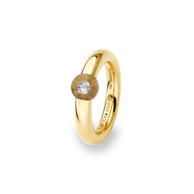 Gelbgold, Ringe, Schmuckwerk Glasklar Ring, Ref: DR277-GG-GG-51