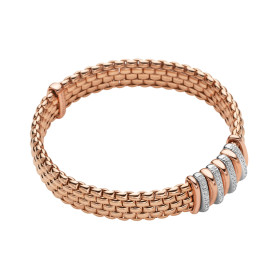 Roségold, Armschmuck, FOPE Panorama Flex'it Armband, Ref: 58804BX_BB_R_RBX_00L
